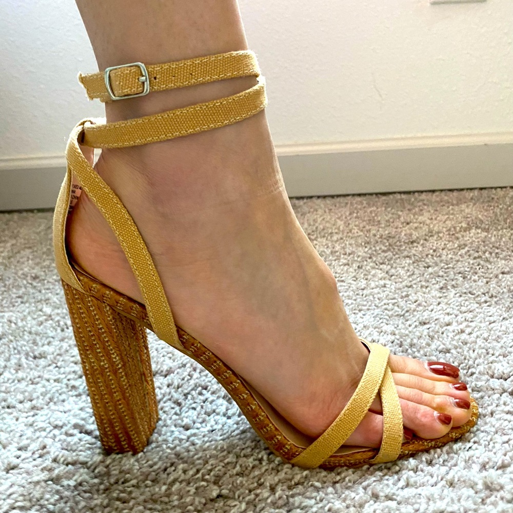 Justfab Strappy Khloe Heels, Size 9.5, Never Worn✅